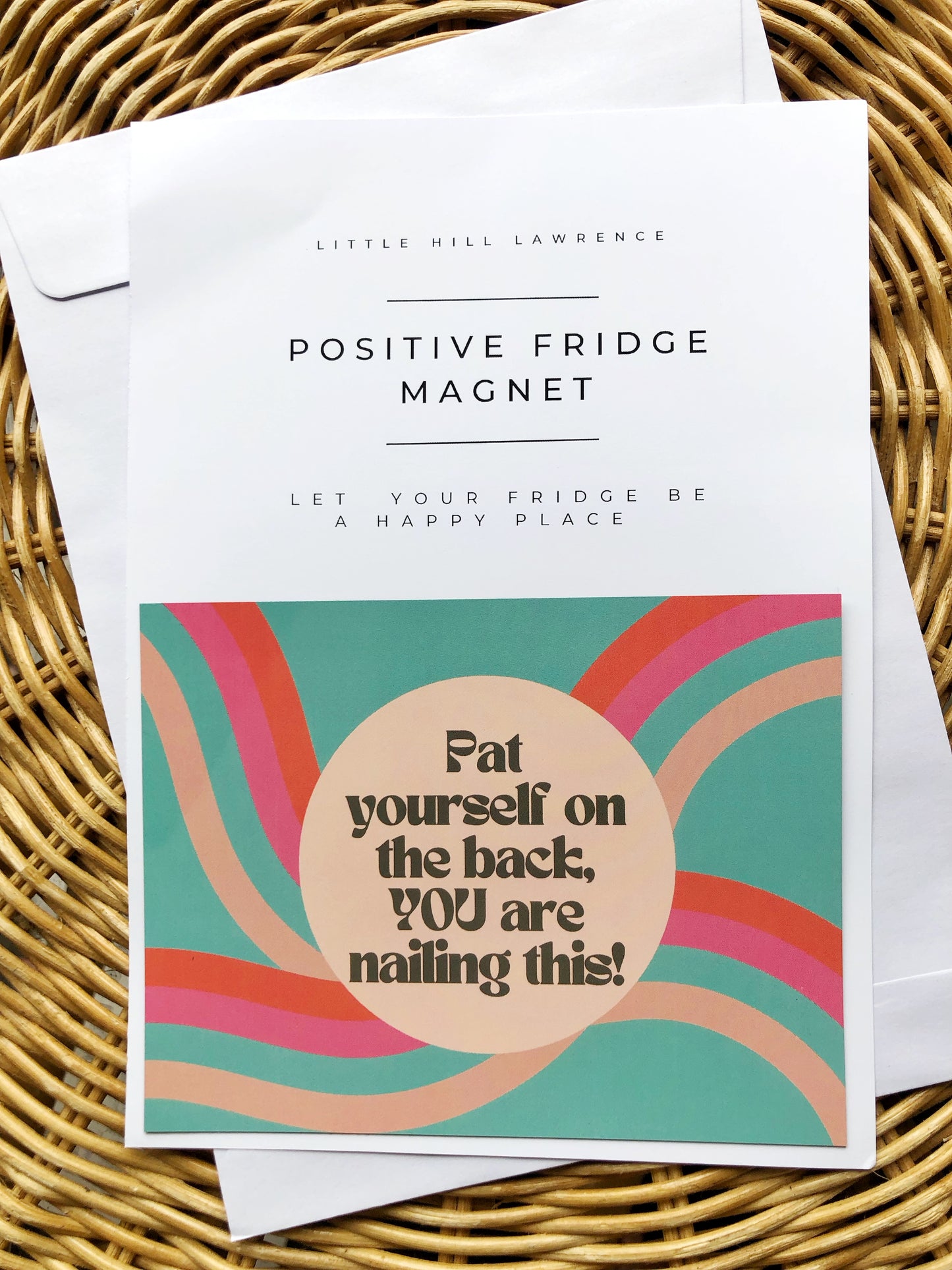 PAT YOURSELF ON THE BACK YOU ARE NAILING THIS - MAGNET